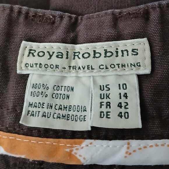 Royal Robbins Cargo Pants Size 10 Brown - Picture 7 of 8
